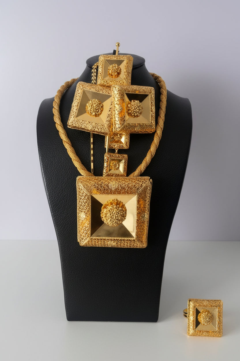 Rectangle Artificial  Habesha Gold | ርቡዕ ኩርናዕ ወርቂ