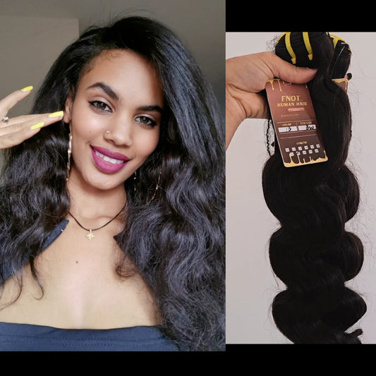 Human hair Body Wave ( ንሰለስተ ባንድል)