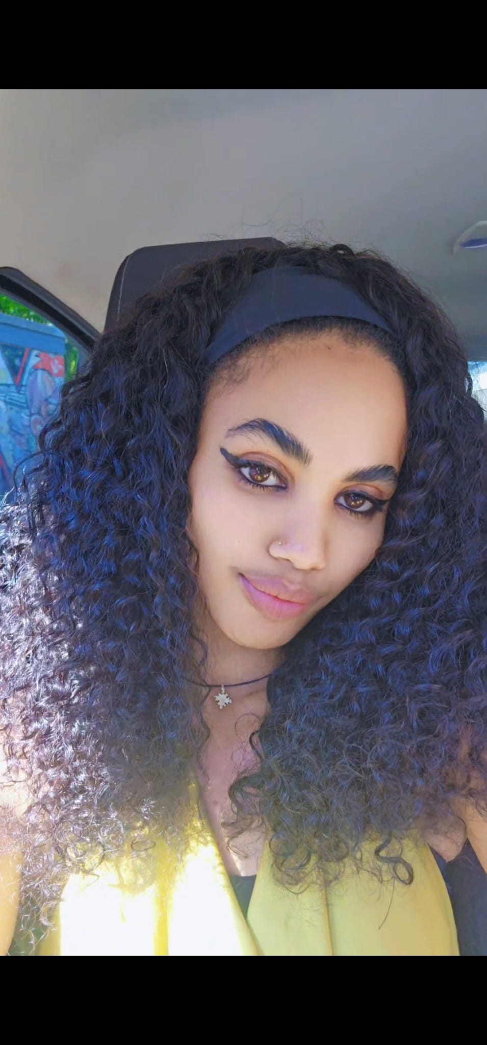 100%human hair  Head Band wig